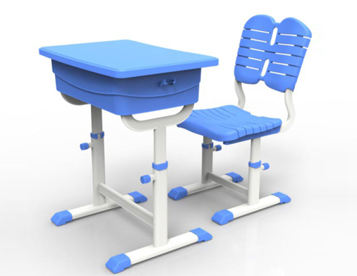 一套可升降课桌椅培养学生健康的作息习惯和学习习惯